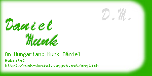 daniel munk business card