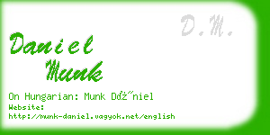 daniel munk business card